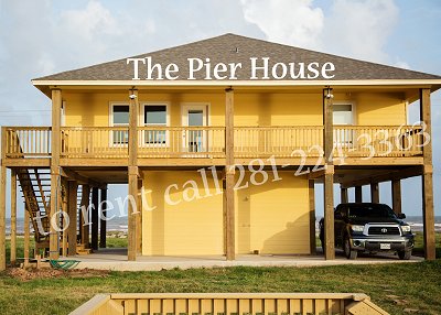 The Pier House Rental at Sargent Texas